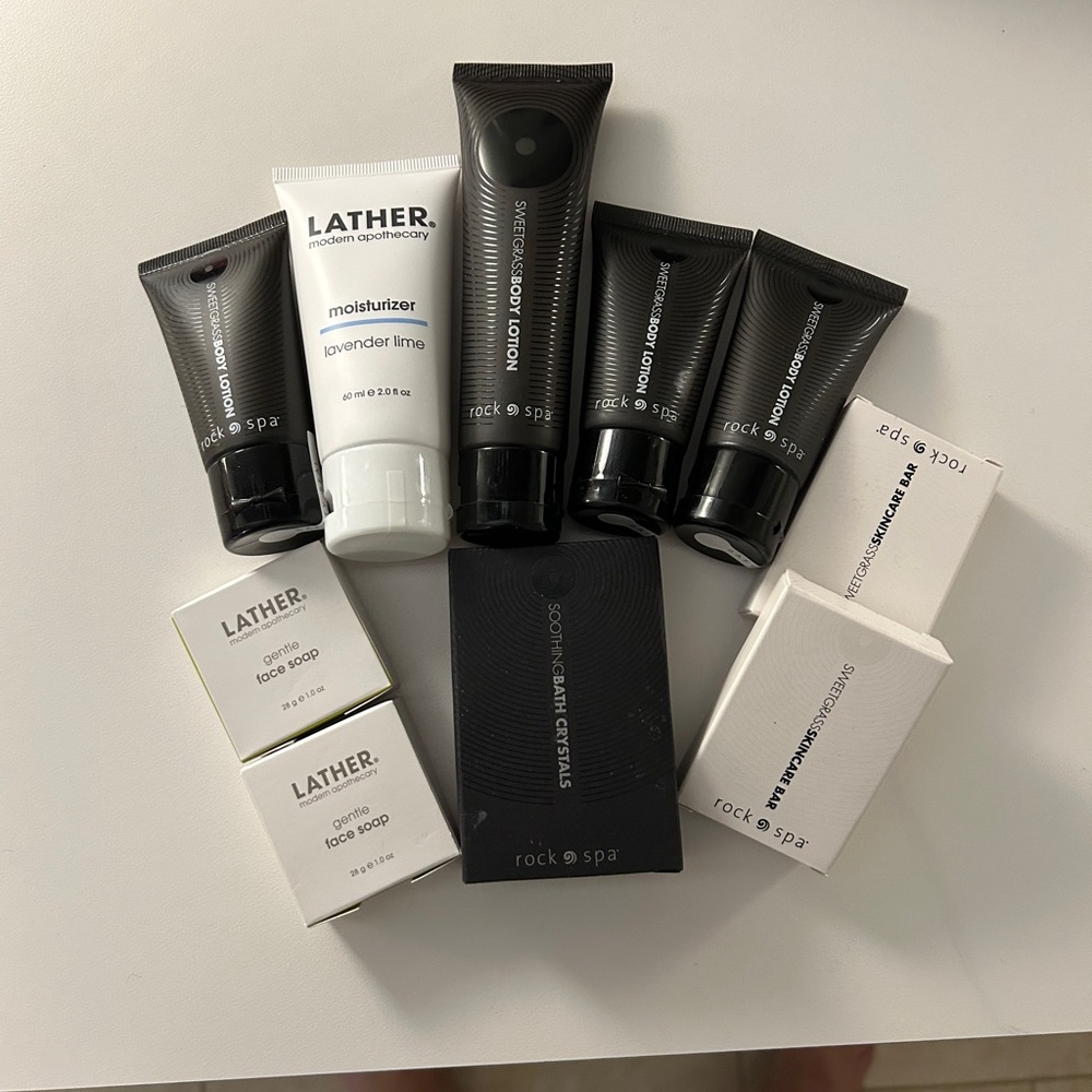 Brand New Lather and Rock Spa Skincare Set